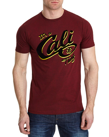 Centered Cali Print T-Shirt